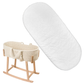 ( 76 x 33 ) Moses Pram Basket Mattress 4cm Height Oval Shaped, Waterproof