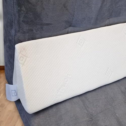 (Super King (180 x 20 x 15)) Headboard Gap Filler Wedge Pillow