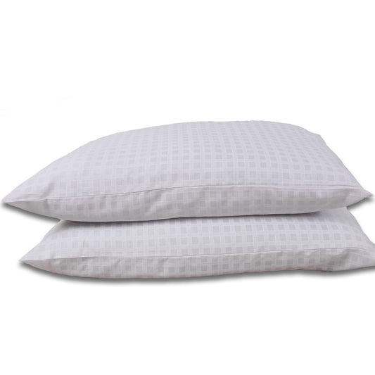 Hollowfibre Filling PolyCotton Check Case Pillows