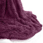 Plum  Cuddle Throw Extra Soft Warm Blanket - 150 x 200 cm