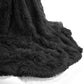 Black  Cuddle Throw Extra Soft Warm Blanket - 150 x 200 cm