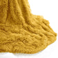 Ochre  Cuddle Throw Extra Soft Warm Blanket - 150 x 200 cm