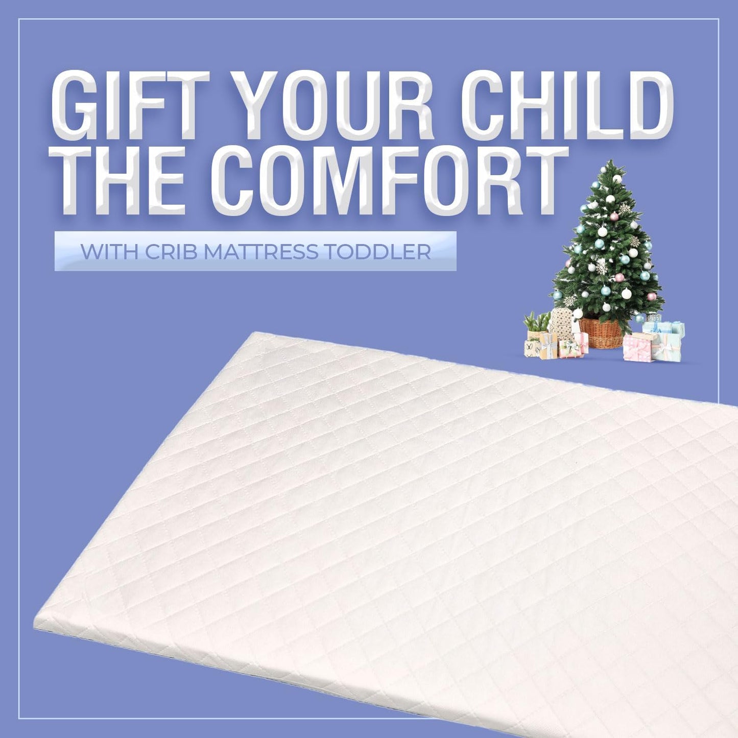 Crib Mattress Toddler - Comfortable & Fitted Infant Foam Mattress