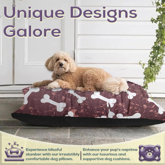 Large Pet Dog Bed Cushion with Zipped Covers