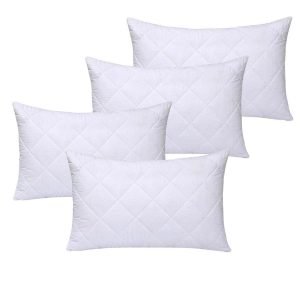 HollowFibre Quilted Pillows 2 pair